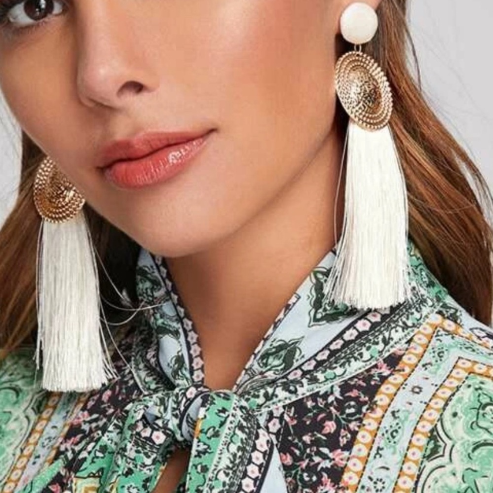 New tassel drop earrings